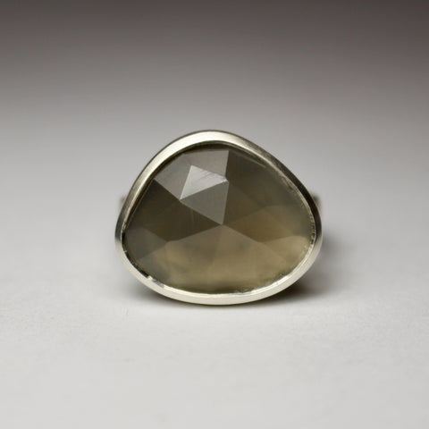 Medium Grey Moonstone Ring