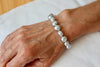 Wabi Sabi Medium Pearl Bracelet - Grey
