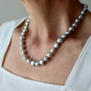 Wabi Sabi Small Grey Baroque Pearl Necklace