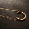 Bamboo Lucky Pendant in Gold