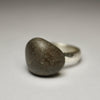 Large Grey Beach Pebble Ring