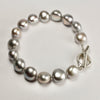 Wabi Sabi Small Pearl Bracelet - Grey